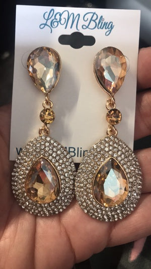 Gold Drop Earrings