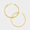 14K Gold Filled Gold Metal Hoop Earrings