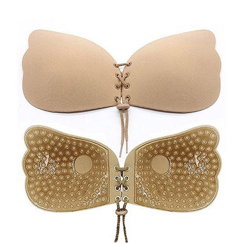 Strapless Adhesive Corset Push Up Bra Size D L&M Bling lmbling