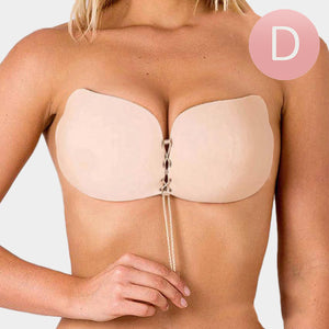 Strapless Adhesive Corset Push Up Bra | Size D 