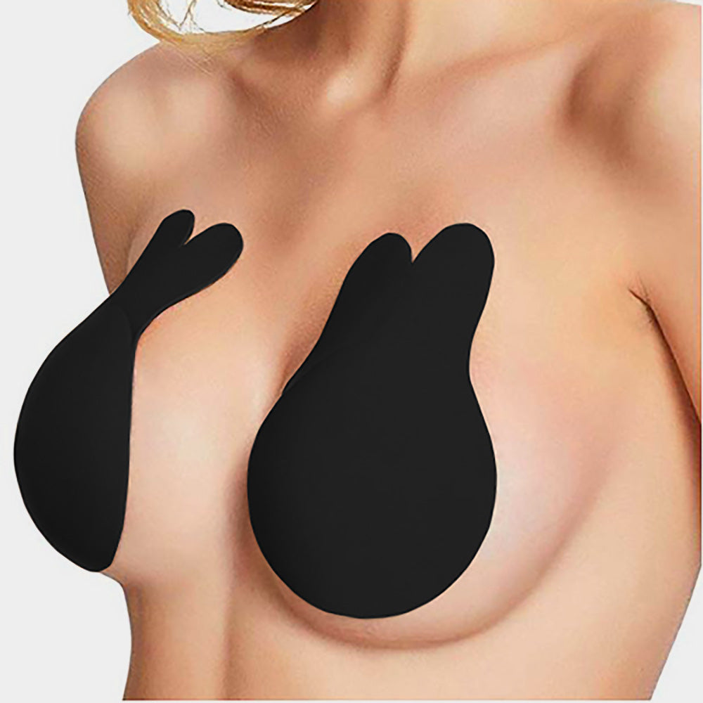 Invisible Push up Strapless Bra Self Adhesive Backless Sticky Bra, S/M