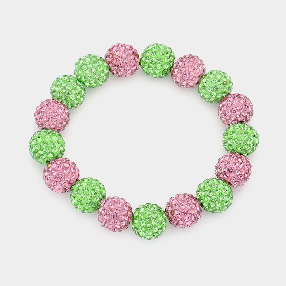 Multi-Color Rhinestone Ball Stretch  | Fun Fashion