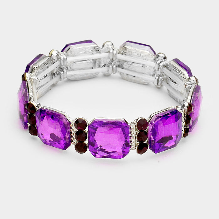 Purple Stretch Bracelet