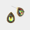 Small Multi-Color Crystal Stud Earrings  | 532985